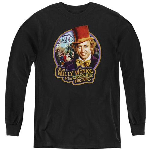 Willy Wonka & the Chocolate Factory Wonka and the Winners Youth Long Sleeve T-Shirt