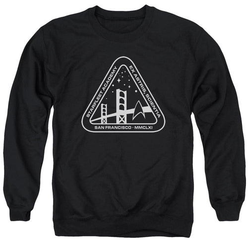Star Trek White Academy Logo Crewneck Sweatshirt