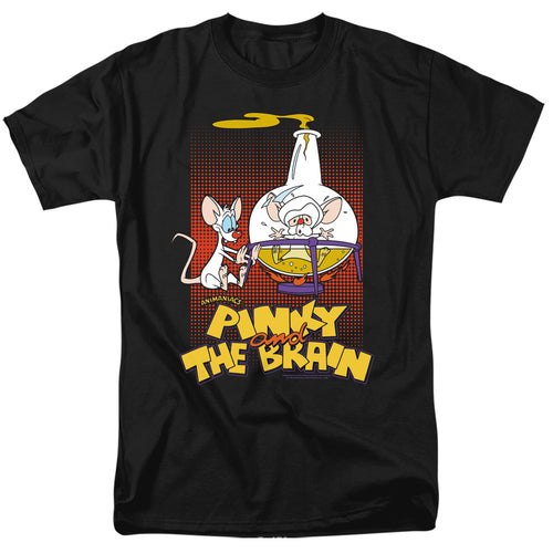 Pinky and the Brain Lab Flask T-Shirt
