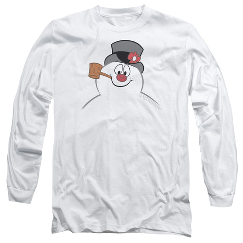 Frosty the Snowman Frosty Face Long Sleeve T-Shirt