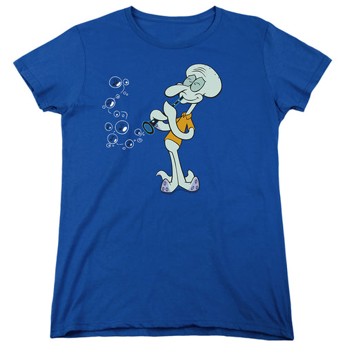Spongebob Squarepants Squidward's Clarinet Womens T-Shirt