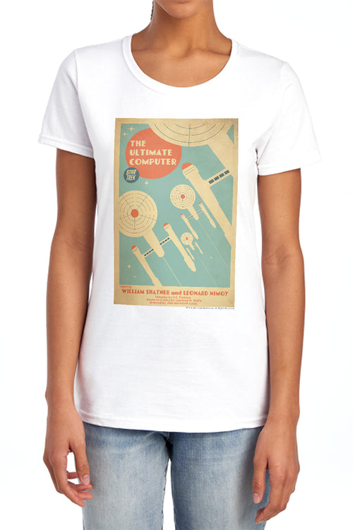 Star Trek Juan Ortiz The Ultimate Computer Womens T-Shirt