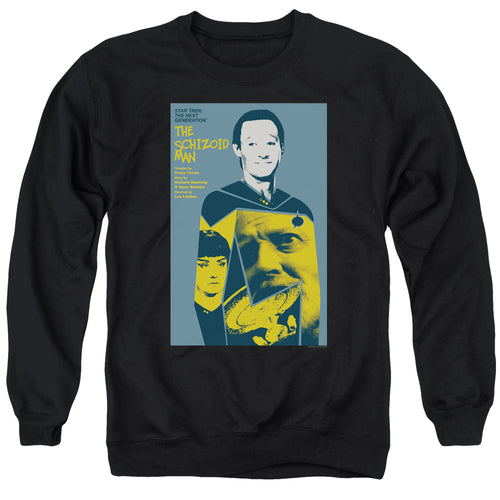 Star Trek The Schizoid Man Black Crewneck Sweatshirt