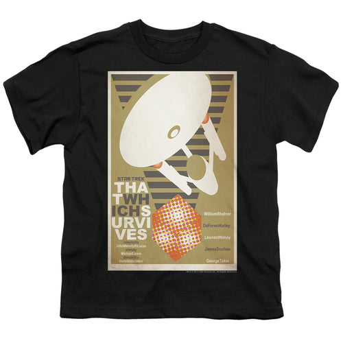 Star Trek Juan Ortiz That Which Survives Black Youth/Toddler T-Shirt