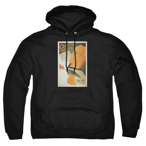 Star Trek Juan Ortiz Operation Annihilate Black Pullover Hoodie