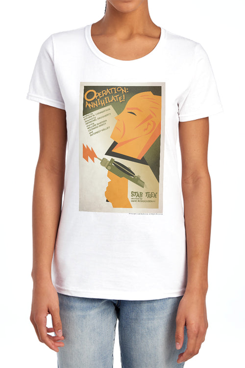 Star Trek Juan Ortiz Operation Annihilate Womens T-Shirt