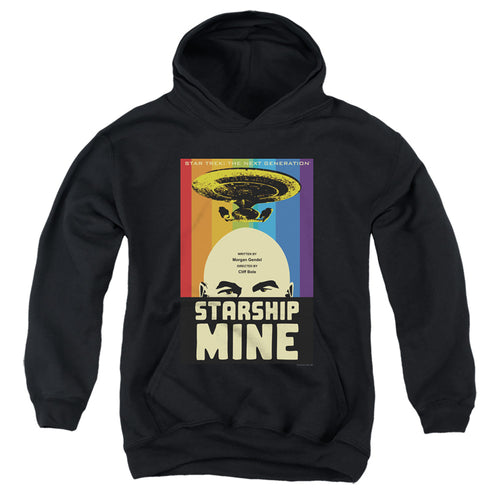 Star Trek Starship Mine Black Youth Hoodie