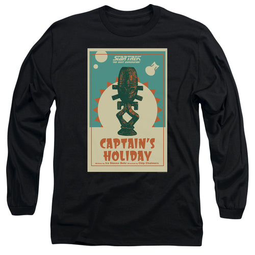 Star Trek Captain's Holiday Black Long Sleeve T-Shirt