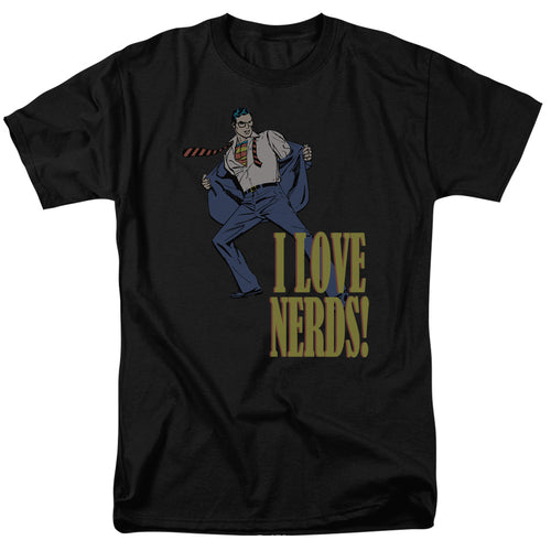 DC Comics I Love Nerds T-Shirt
