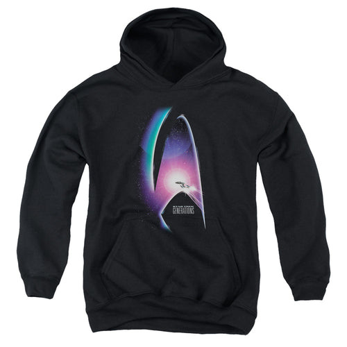 Star Trek Generations Poster Youth Hoodie