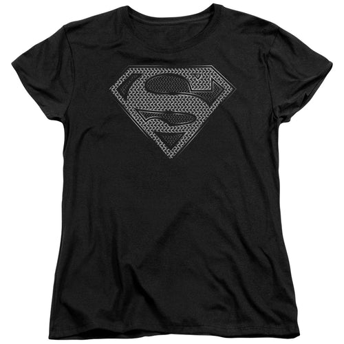 Superman Chainmail Womens T-Shirt