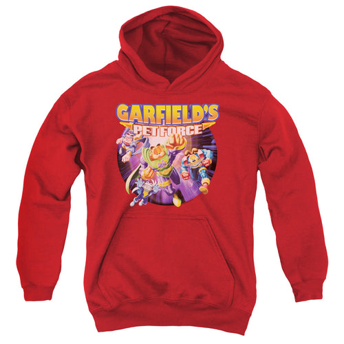 Garfield Pet Force Four Youth Hoodie