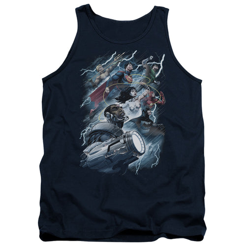 Justice League Ride The Lightening Tank Top