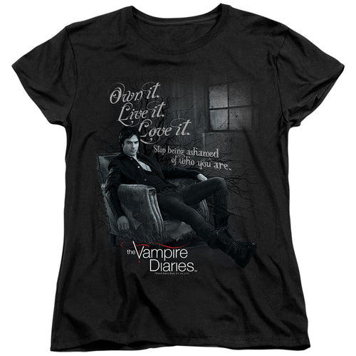 The Vampire Diaries Be Yourself Womens T-Shirt