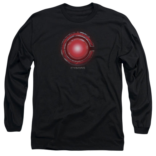 Justice League Cyborg Logo Long Sleeve T-Shirt