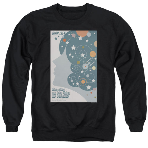 Star Trek Juan Ortiz The City on the Edge of Forever Black Crewneck Sweatshirt