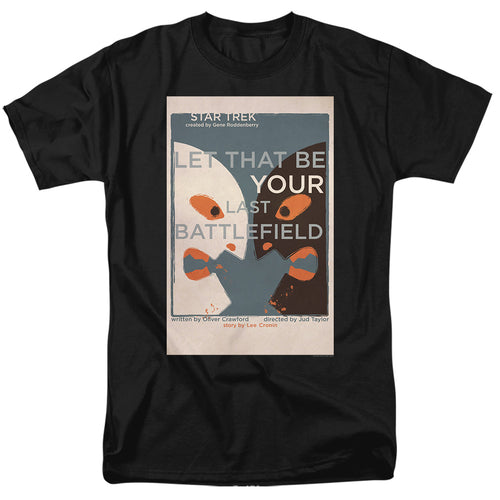 Star Trek Juan Ortiz Let That Be Your Last Battlefield Black T-Shirt