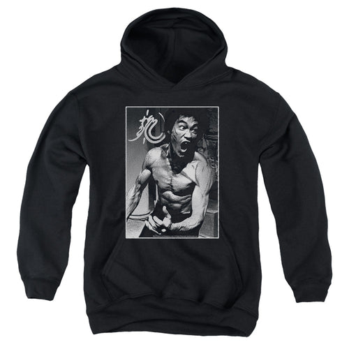 Bruce Lee Focused Rage Youth Hoodie
