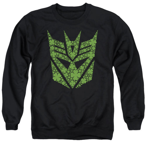 Transformers ST. Patrick's Day Decepticon Shamrock Crewneck Sweatshirt