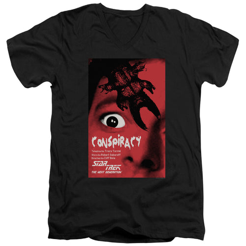 Star Trek Conspiracy Black V-Neck T-Shirt