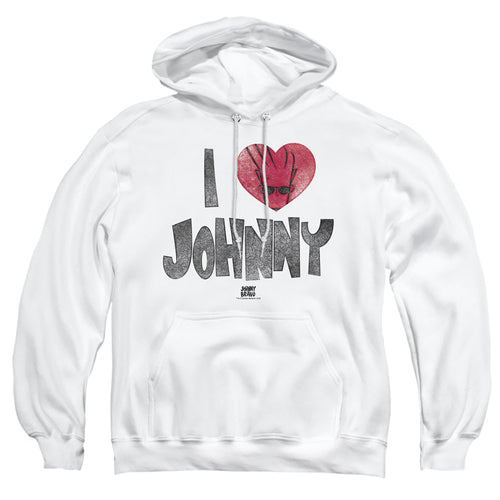 Johnny Bravo I Heart Johnny Pullover Hoodie