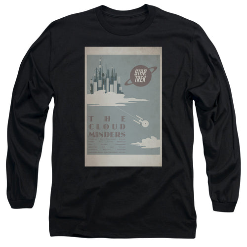 Star Trek Juan Ortiz The Cloud Minders Black Long Sleeve T-Shirt