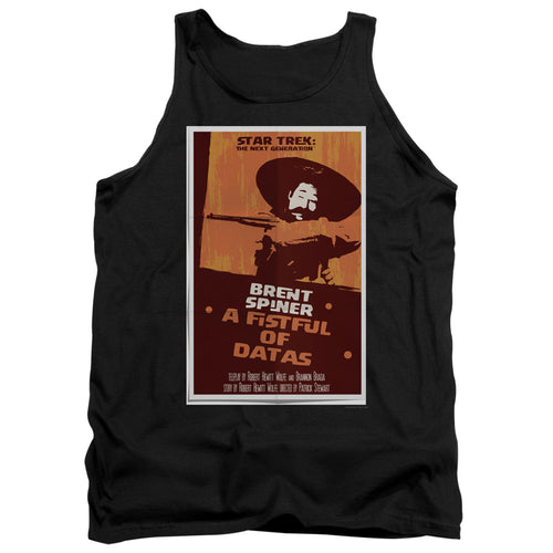 Star Trek A Fistful of Datas Black Tank Top