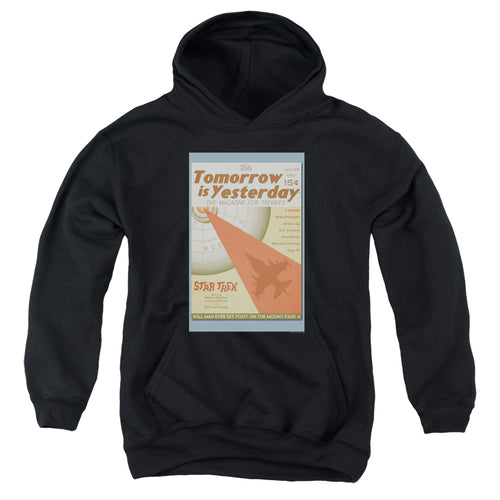 Star Trek Juan Ortiz Tomorrow is Yesterday Black Youth Hoodie