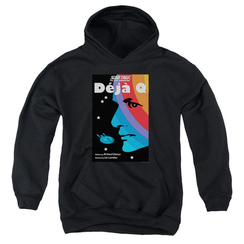 Star Trek Deja Q Black Youth Hoodie