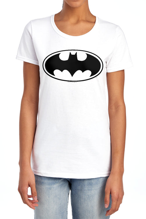 Batman Black Bat Womens T-Shirt
