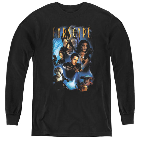 Farscape Comic Cover Youth Long Sleeve T-Shirt
