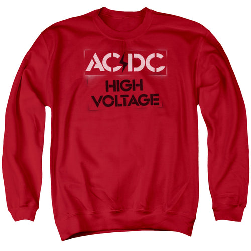 AC/DC High Voltage Stencil Crewneck Sweatshirt