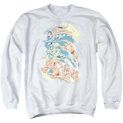 DC Comics Halftone League Crewneck Sweatshirt