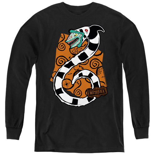 Beetlejuice Worm Youth Long Sleeve T-Shirt