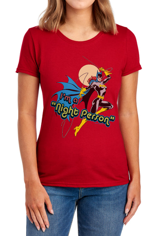 DC Comics Night Person Womens T-Shirt