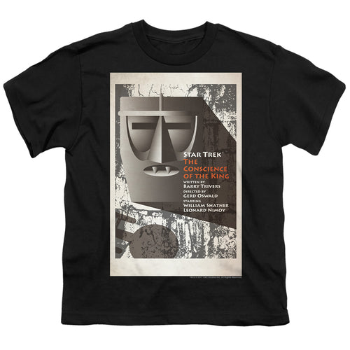 Star Trek Juan Ortiz The Conscience of the King Black Youth/Toddler T-Shirt