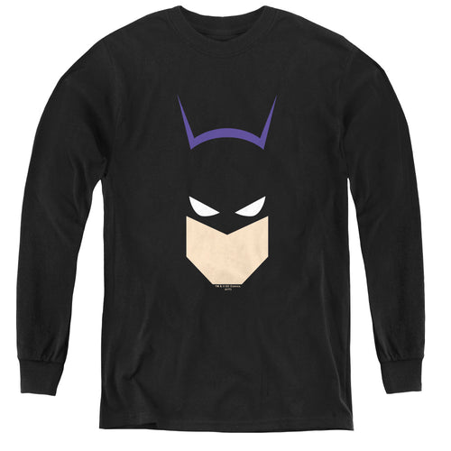 Batman Bat Head Youth Long Sleeve T-Shirt