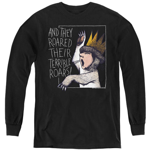 Where the Wild Things Are And They Roared Their Terrible Roars Youth Long Sleeve T-Shirt