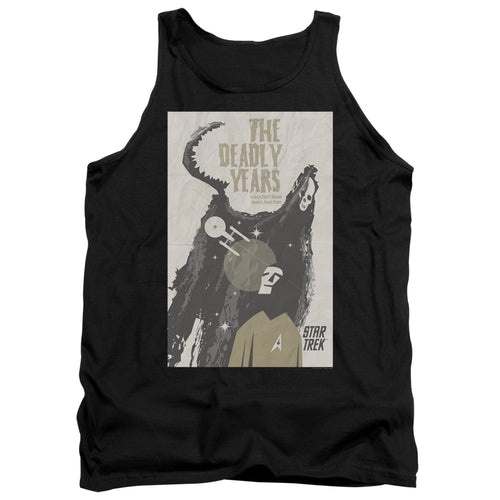 Star Trek Juan Ortiz The Deadly Years Black Tank Top