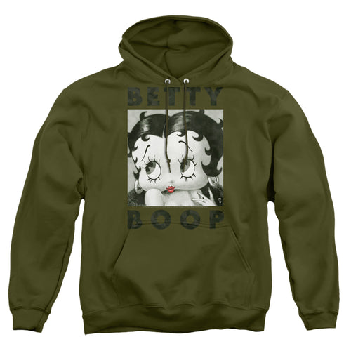 Betty Boop Camo Glamour Pullover Hoodie