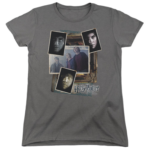Harry Potter Trio Collage Womens T-Shirt