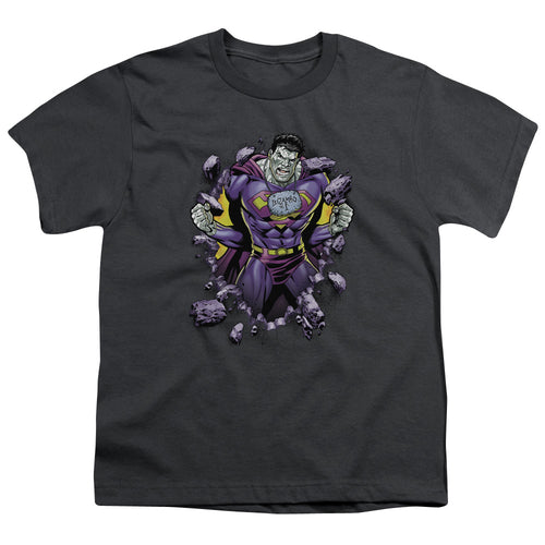 Superman Bizzaro Breakthrough Charcoal Youth/Toddler T-Shirt