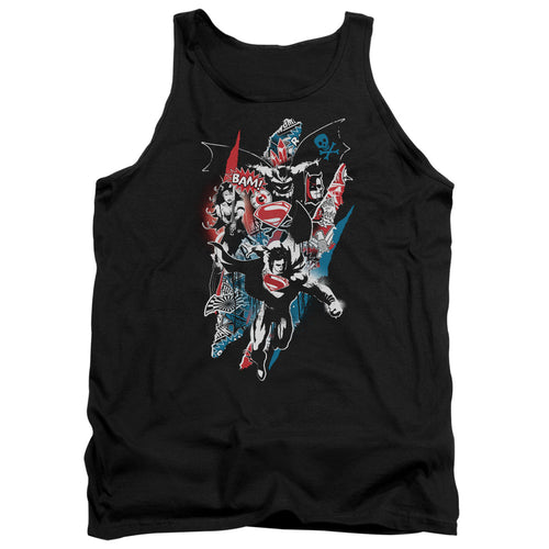 Batman v Superman Ripped Trio 2 Tank Top