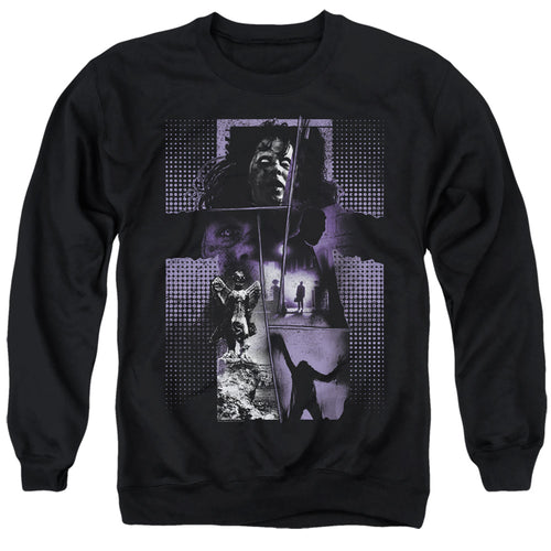 The Exorcist Purple Collage Crewneck Sweatshirt