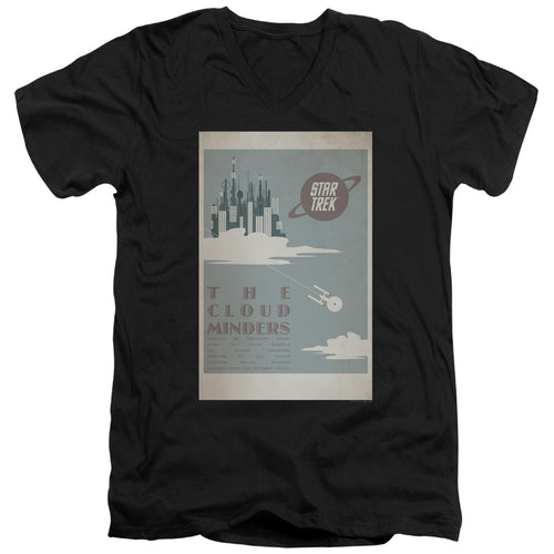 Star Trek Juan Ortiz The Cloud Minders Black V-Neck T-Shirt