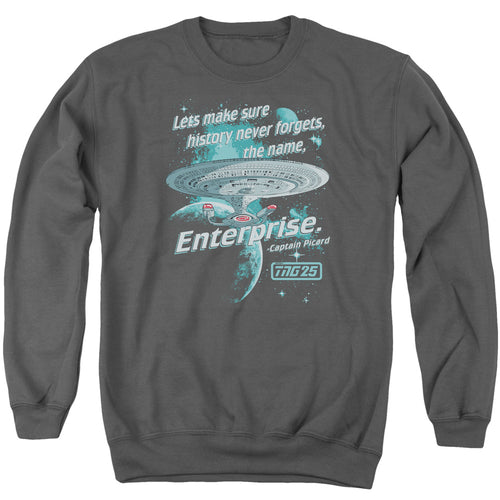 Star Trek Never Forget the Enterprise Crewneck Sweatshirt