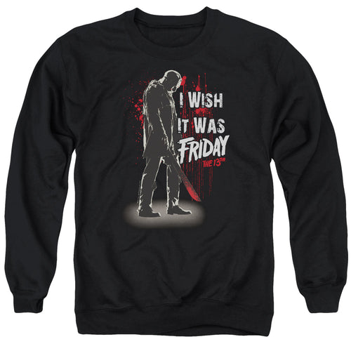 Friday the 13th I Wish It Was Friday Crewneck Sweatshirt