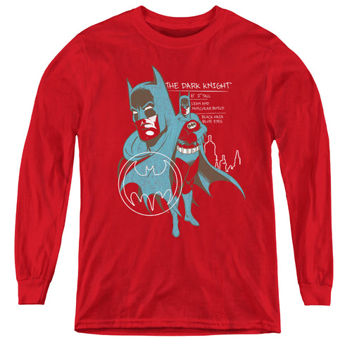 Batman Lean And Muscular Youth Long Sleeve T-Shirt