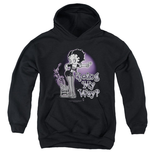 Betty Boop My Way Youth Hoodie