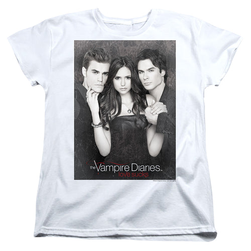 The Vampire Diaries That Was Then Womens T-Shirt
